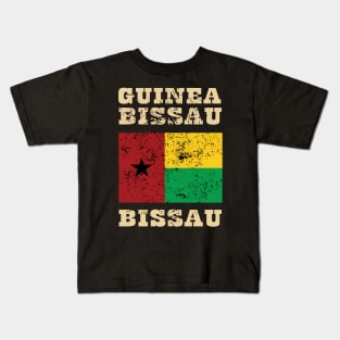 Flag of Guinea Bissau Kids T-Shirt